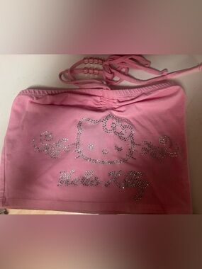 Hello kitty crop top shirt
